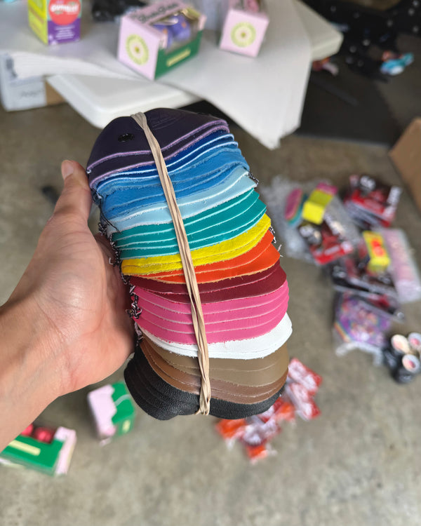 Riedell Leather Toe Caps