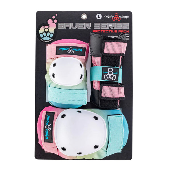 Triple Eight Saver Series 3-Pack Pad Set - Sunset