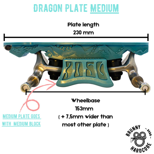 Brunny Dragon plate - Pink