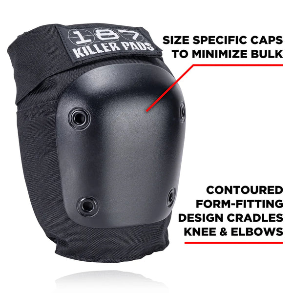 187 Killer Pads - Six Pack Pad Set - Black