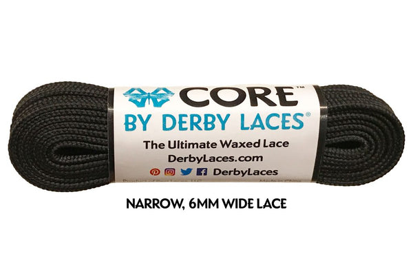 Black 84 inch (213 cm) CORE Shoelace by Derby Laces