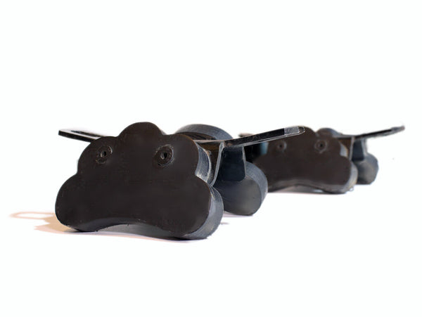 Deslizadores Nube Negro 11:11 Quadskate - Producto Mexicano